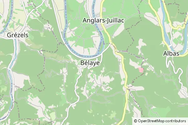 Mapa Bélaye