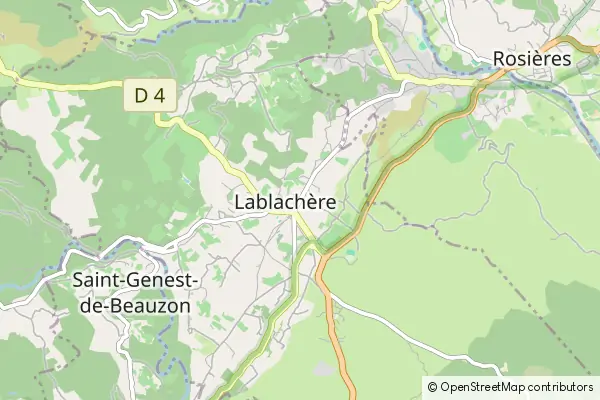 Mapa Lablachère