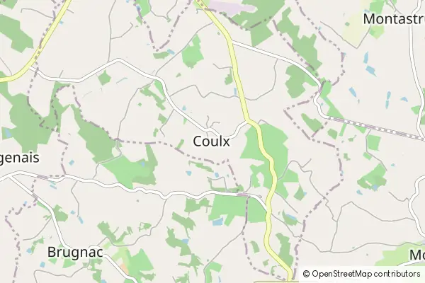 Mapa Coulx