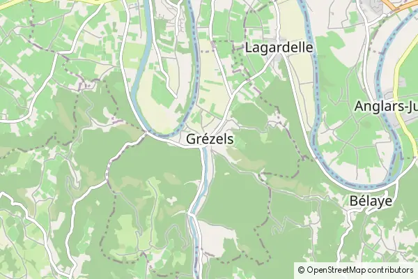 Mapa Grézels