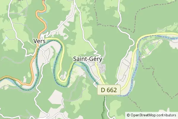 Mapa Saint-Géry