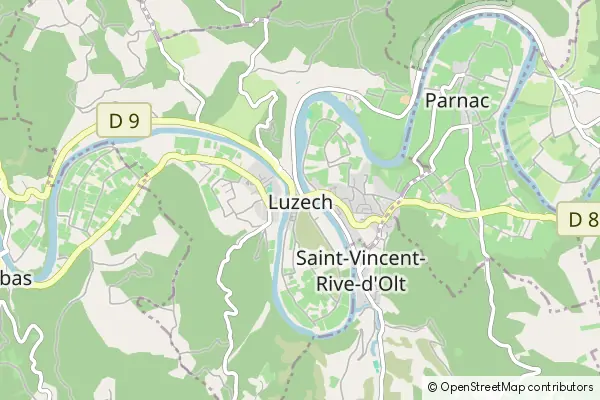 Mapa Luzech