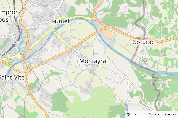 Mapa Montayral