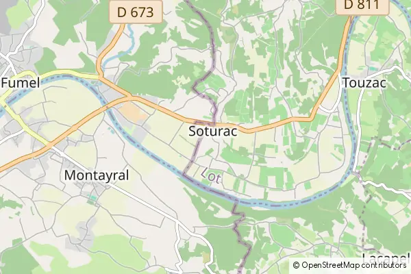 Mapa Soturac