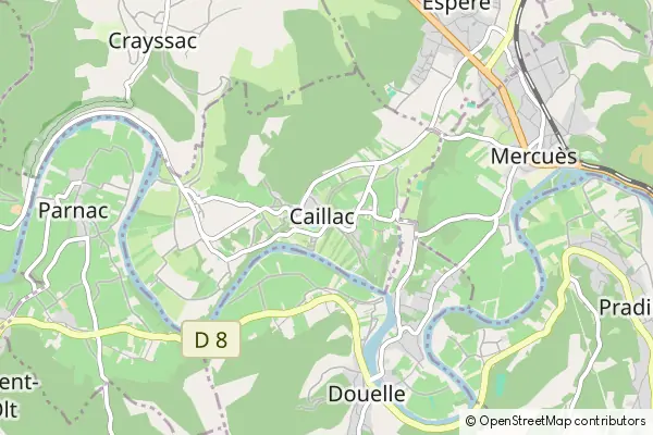 Mapa Caillac