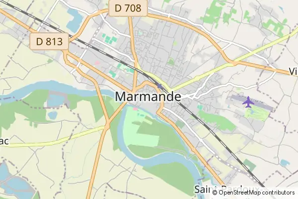 Mapa Marmande