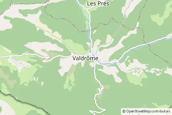 Mapa Valdrôme