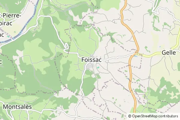 Mapa Foissac