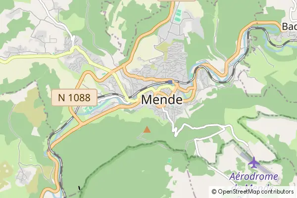 Mapa Mende