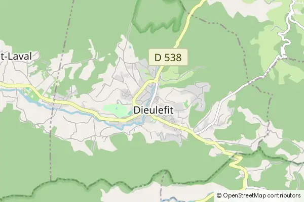 Mapa Dieulefit