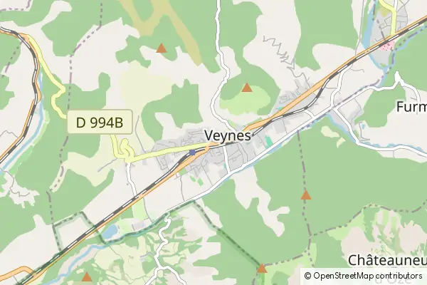 Mapa Veynes