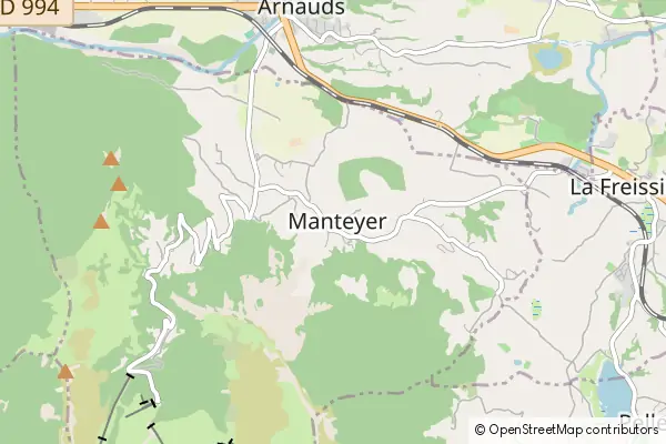 Mapa Manteyer