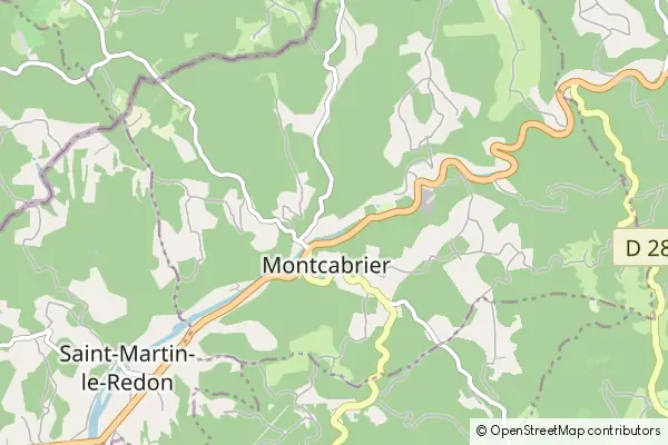 Mapa Montcabrier