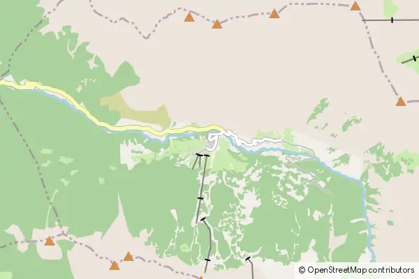 Mapa Crévoux