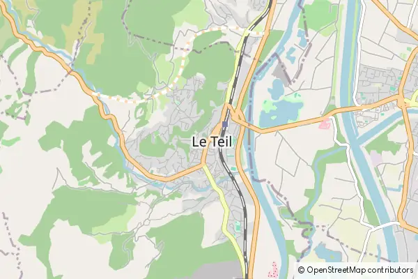 Mapa Le Teil