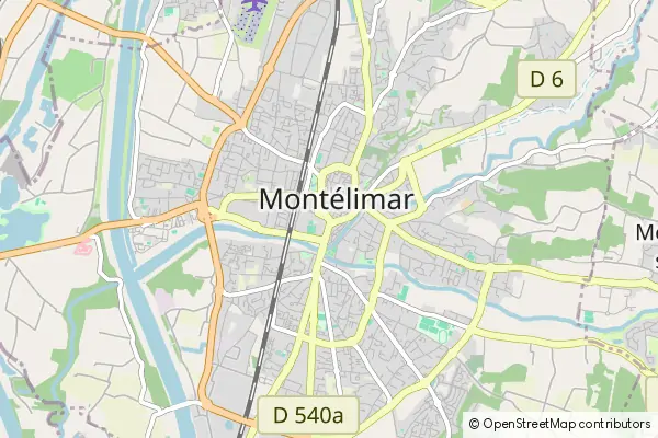 Mapa Montélimar