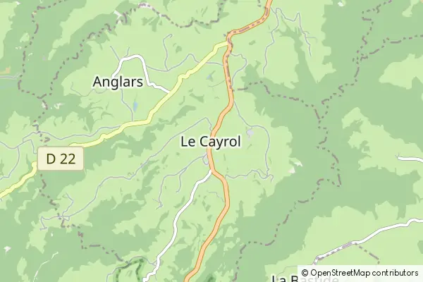 Mapa Le Cayrol