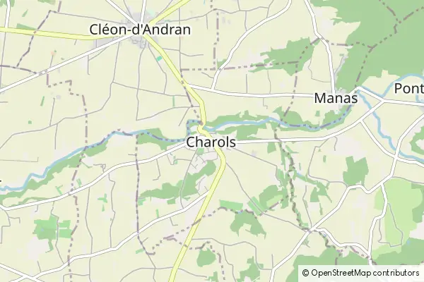 Mapa Charols