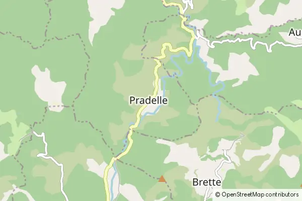 Mapa Pradelle