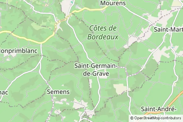 Mapa Saint-Germain-de-Grave