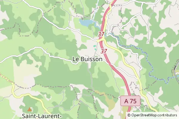 Mapa Le Buisson