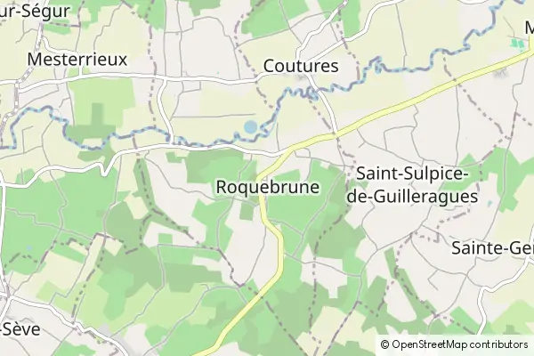 Mapa Roquebrune