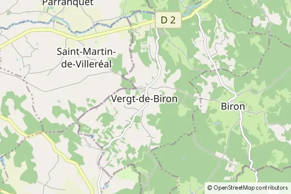 Mapa Vergt-de-Biron