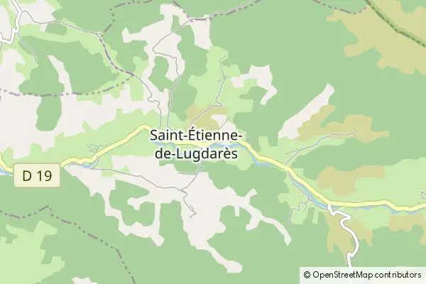 Mapa Saint-Étienne-de-Lugdarès