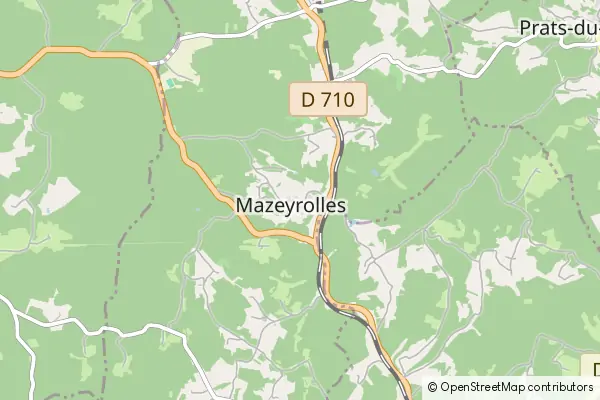 Mapa Mazeyrolles