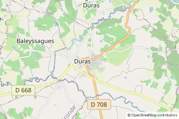 Mapa Duras