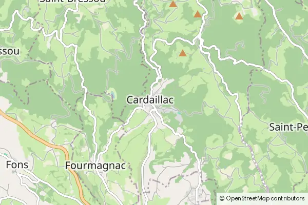 Mapa Cardaillac