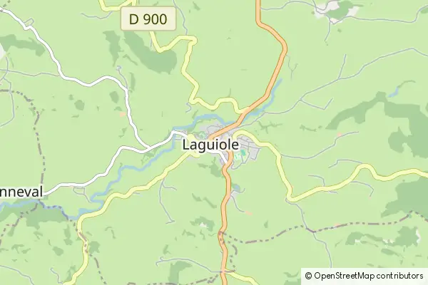 Mapa Laguiole