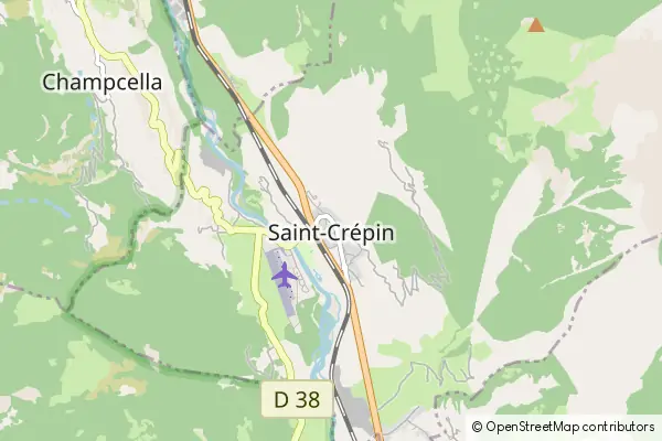 Mapa Saint-Crépin