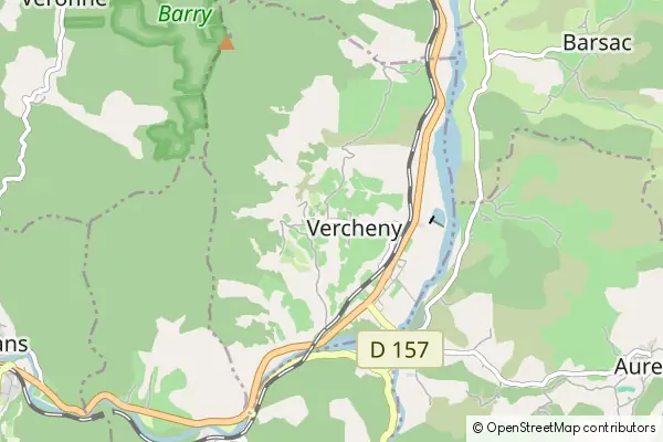 Mapa Vercheny