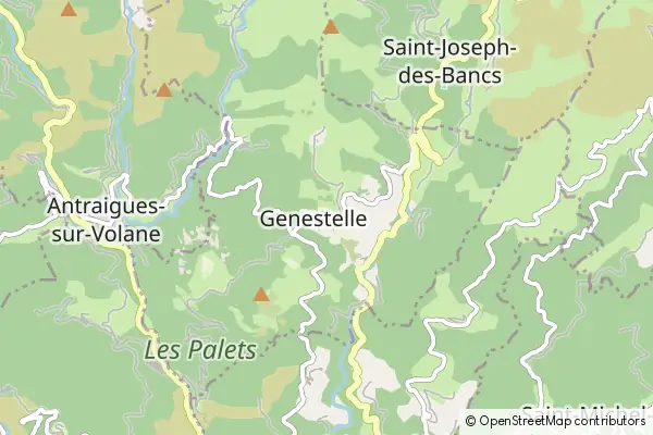 Mapa Genestelle