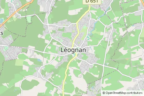 Mapa Léognan