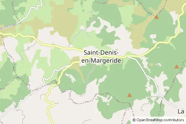 Mapa Saint-Denis-en-Margeride