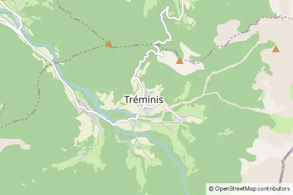 Mapa Tréminis