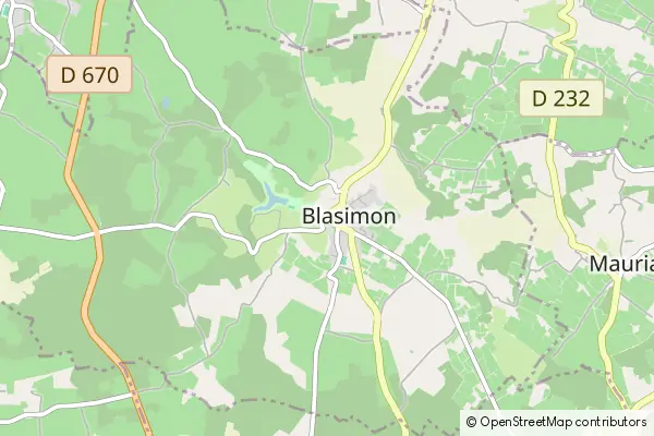 Mapa Blasimon