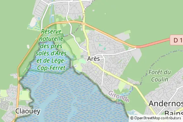 Mapa Arès