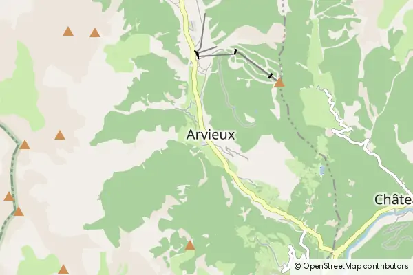 Mapa Arvieux