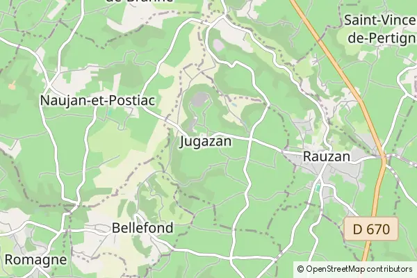 Mapa Jugazan