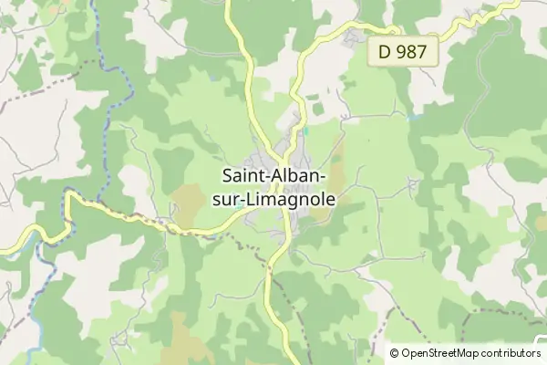 Mapa Saint-Alban