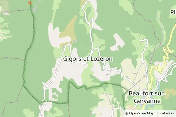 Mapa Gigors-et-Lozeron