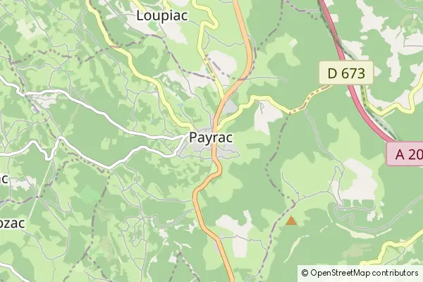 Mapa Payrac