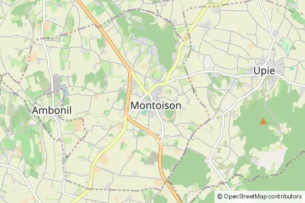 Mapa Montoison