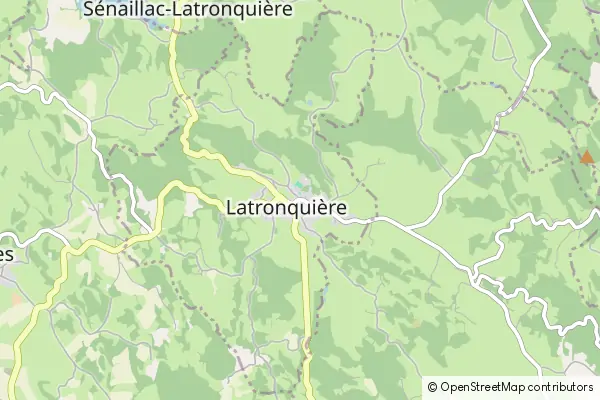 Mapa Latronquière