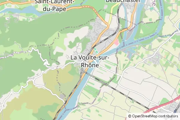 Mapa La Voulte-sur-Rhône