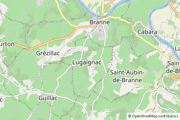 Mapa Lugaignac