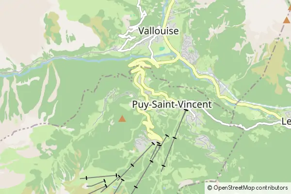 Mapa Puy-Saint-Vincent